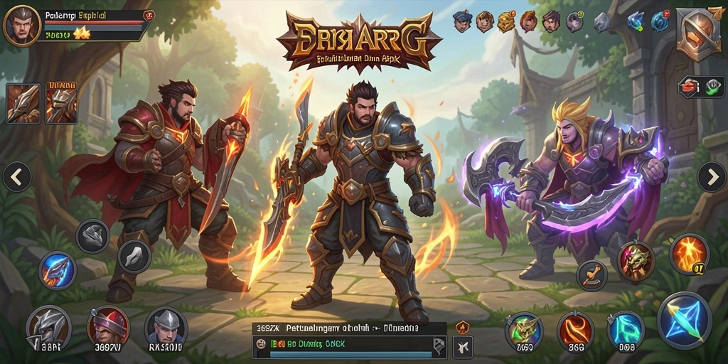 Screenshot menunjukkan aksi mendebarkan dalam gameplay ARPG 369ZK.
