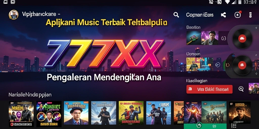 Tampilan gameplay interaktif dalam aplikasi <strong>777ZX</strong> dengan fitur musik menarik.