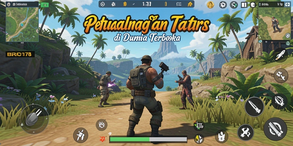 Gameplay BRO178 menampilkan petualangan seru di dunia terbuka.