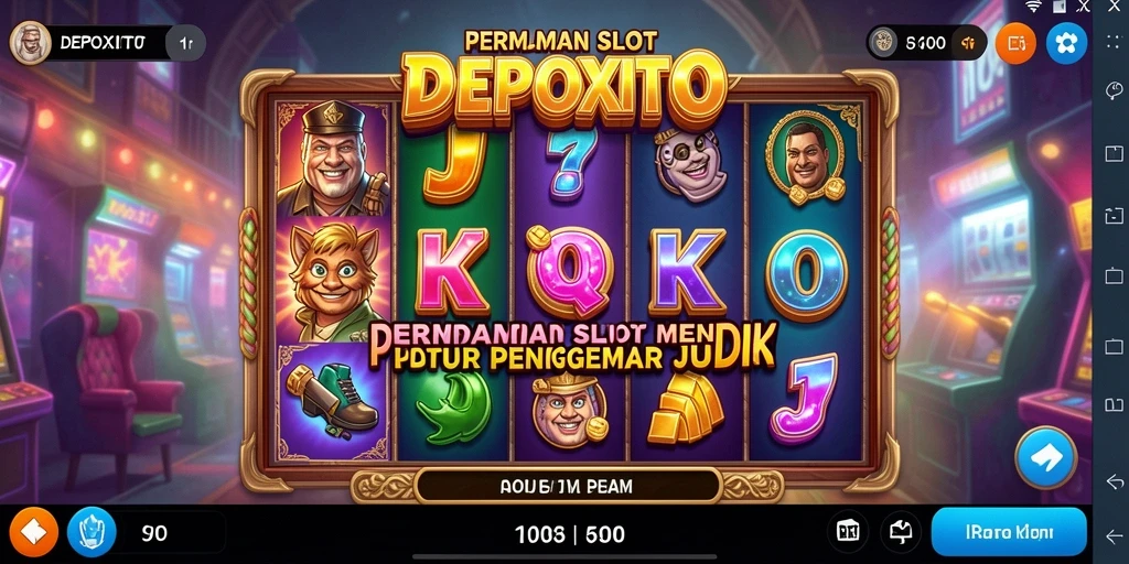 Screenshot gameplay DEPOXITO menampilkan berbagai jenis Slot yang menarik.