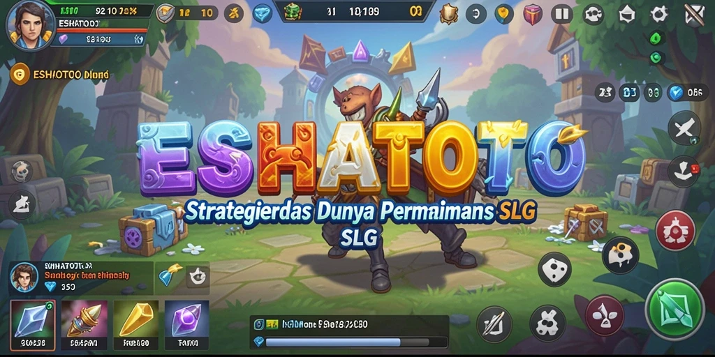 Screenshot gameplay ESHATOTO dengan aksi strategi mendebarkan.