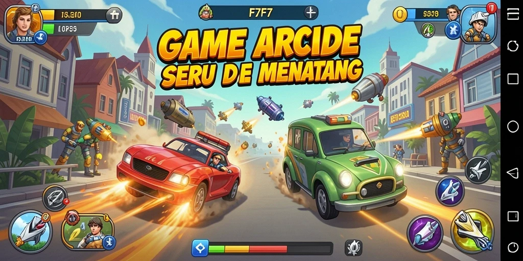 Screenshot gameplay F7F7 menampilkan aksi seru dan grafis menarik.