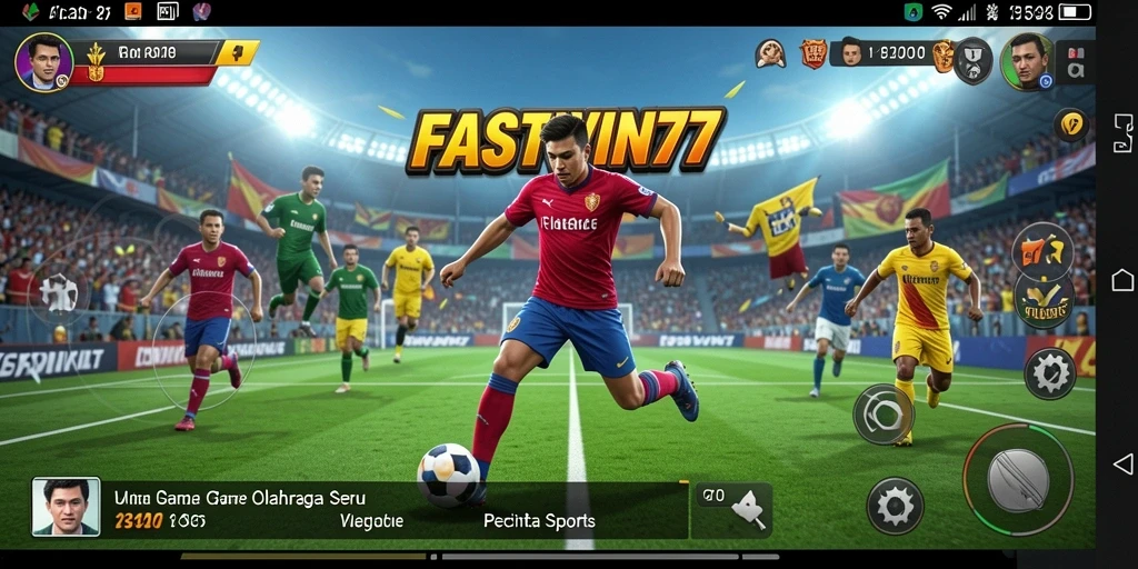 Tampilan gameplay <strong>FASTWIN77</strong> yang memukau dan penuh aksi olahraga.