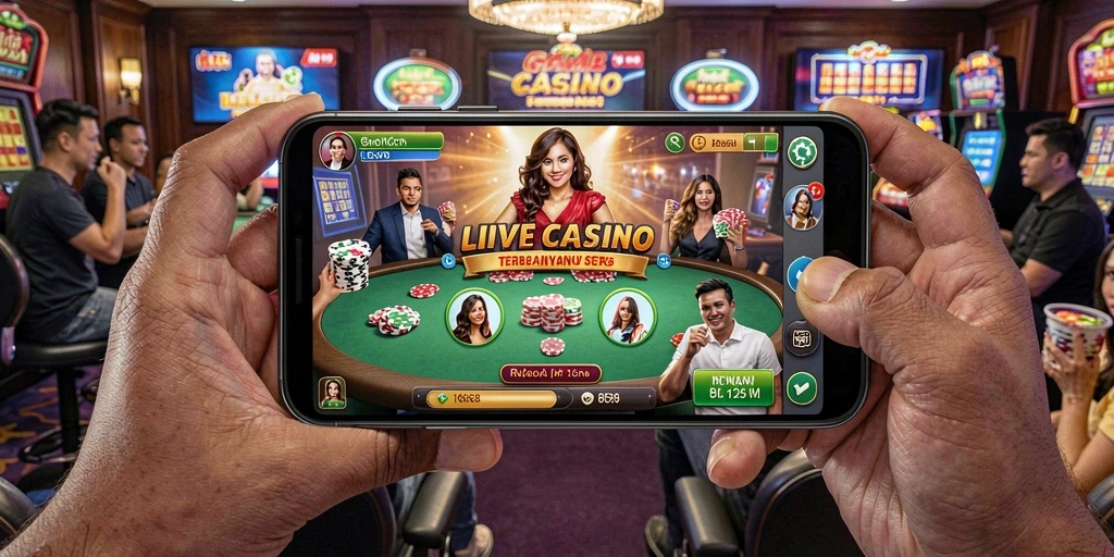 Tampilan gameplay G668 yang menawan dan interaktif dalam sesi Live Casino.
