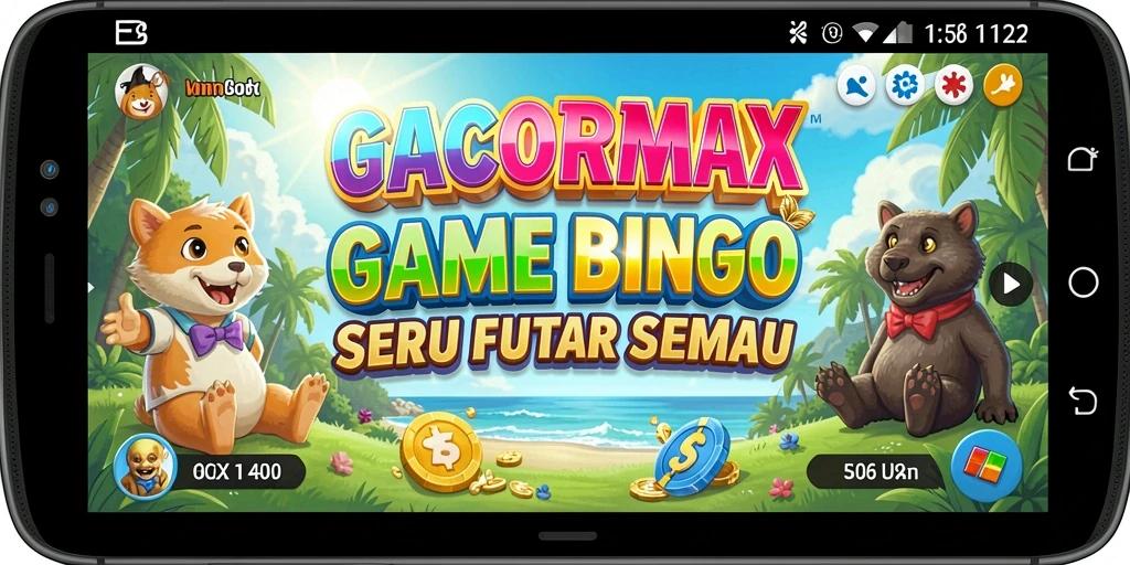 Screenshot gameplay GACORMAX yang menampilkan keseruan bermain Bingo.
