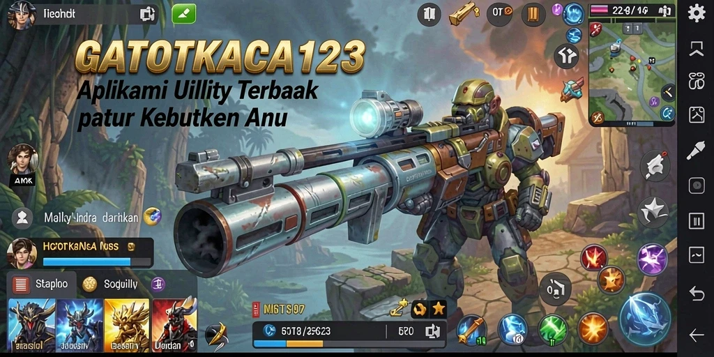 Tampilan antarmuka GATOTKACA123 yang intuitif dan fungsional.