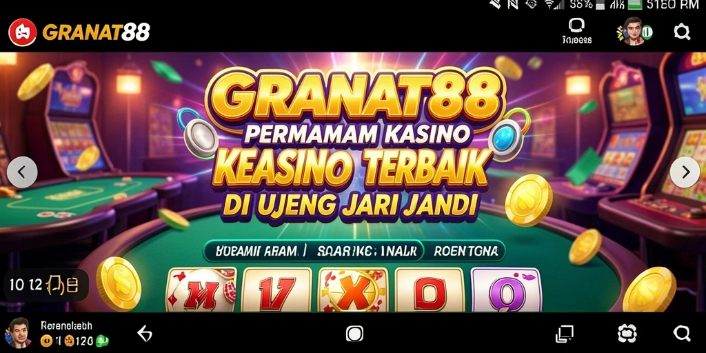 Tangkapan layar permainan Kasino yang menampilkan keseruan gameplay di GRANAT88.
