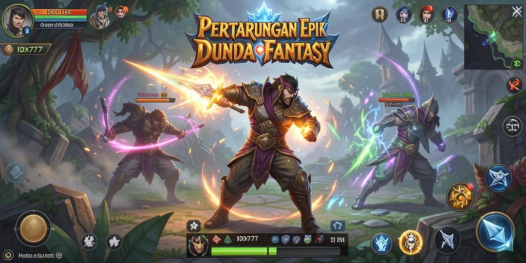 Screenshot dari gameplay <strong>IDX777</strong> menunjukkan aksi seru dan grafis yang menakjubkan.