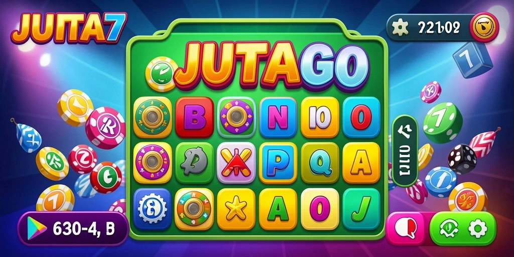 Screenshot gameplay JUTA7 yang menunjukkan keseruan permainan Bingo.