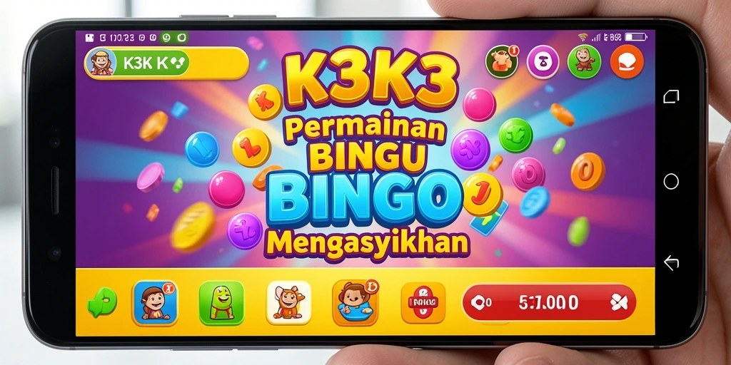 Tampilan gameplay K3K3 yang seru saat bermain Bingo.