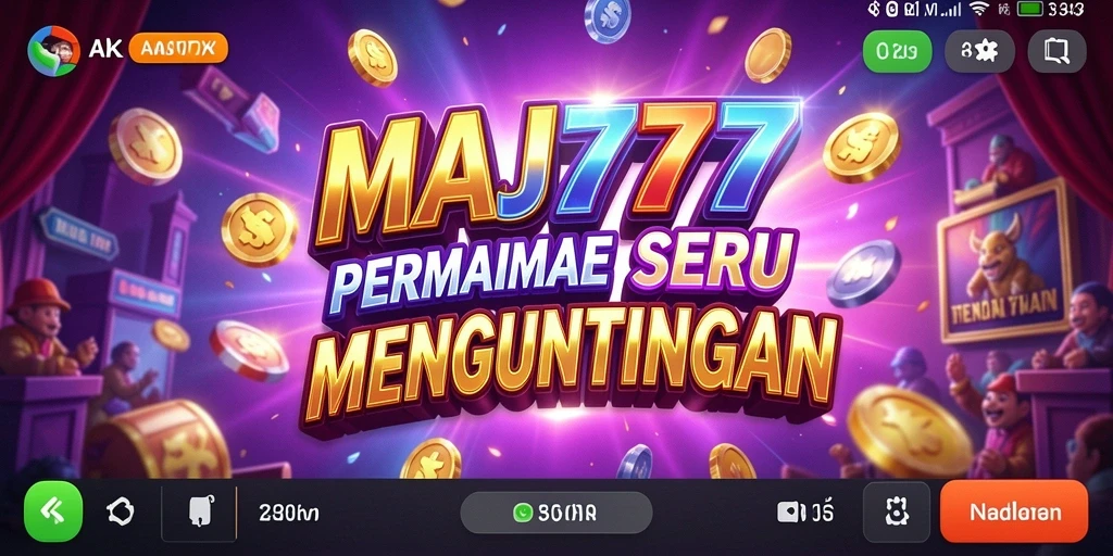 Screenshot gameplay MAJ777 yang menampilkan keseruan bermain slot.