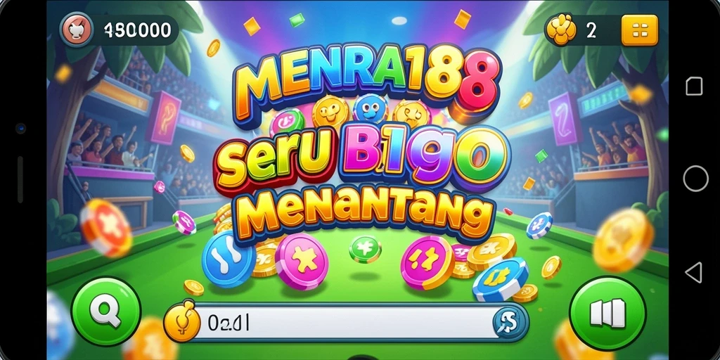 Screenshot MENARA188 menampilkan gameplay Bingo yang seru dan interaktif.