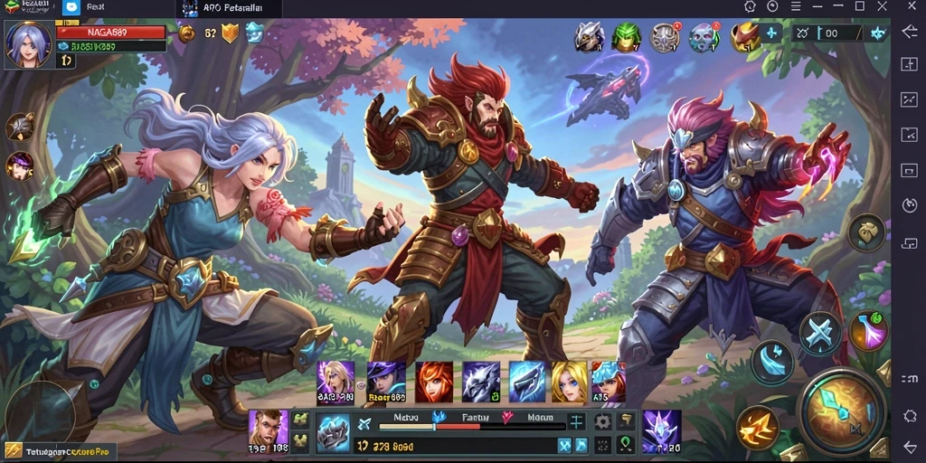 Tampilan gameplay NAGA889 yang mendebarkan dan penuh aksi.