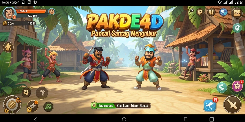 Screenshot PAKDE4D menampilkan gameplay yang menghibur dan penuh warna.