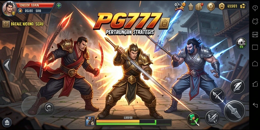 Tampilan gameplay PG777 yang seru dan penuh strategi.