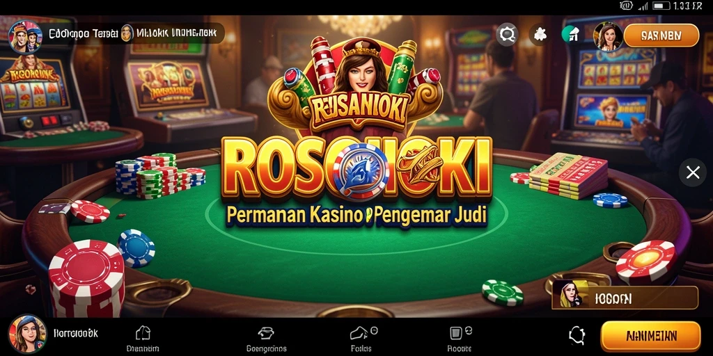 Tangkap momen mendebarkan dalam permainan Kasino ROSOHOKI.