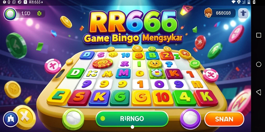 Screenshot gameplay Bingo di RR666 yang menampilkan keseruan permainan.