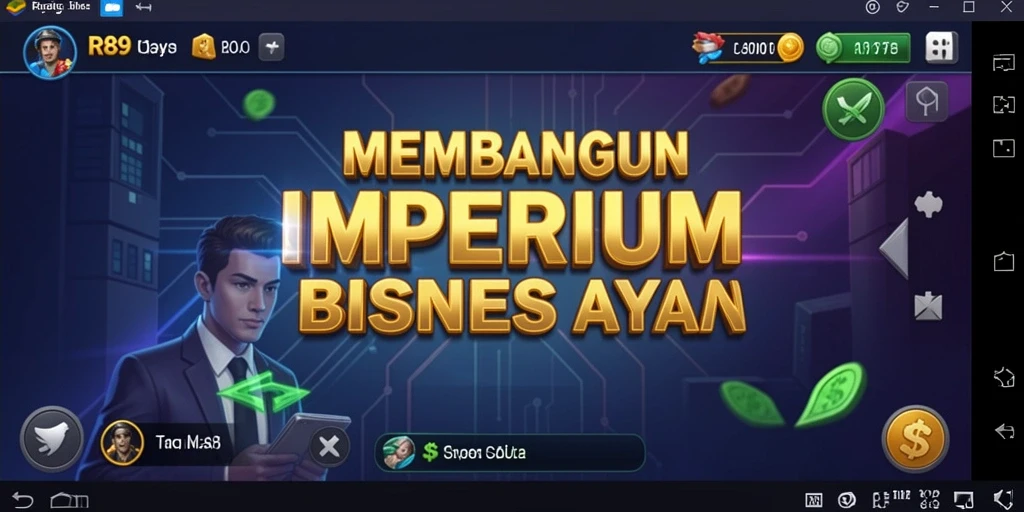 Tampilan gameplay RR89 yang menarik menonjolkan keseruan permainan Tycoon.