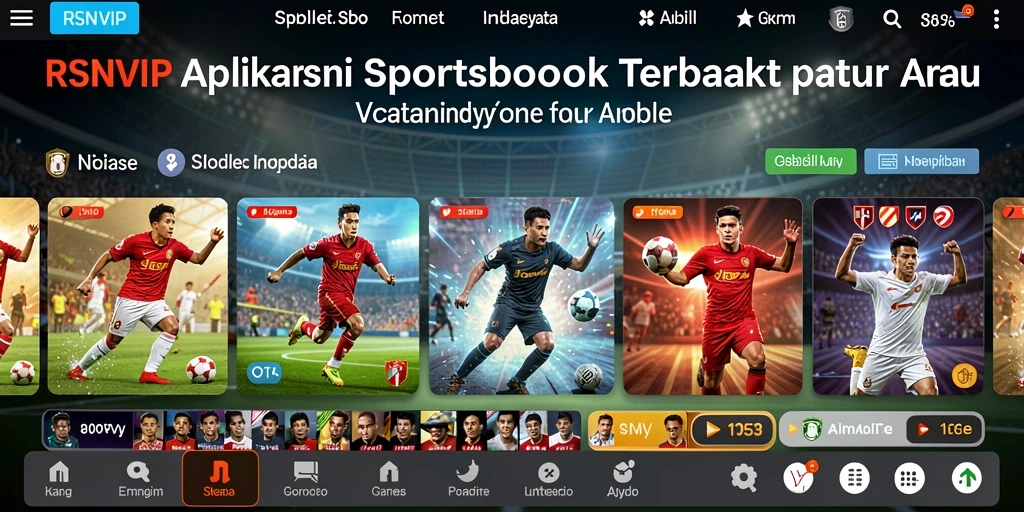 Tampilan gameplay yang mendebarkan dari aplikasi RSNVIP.