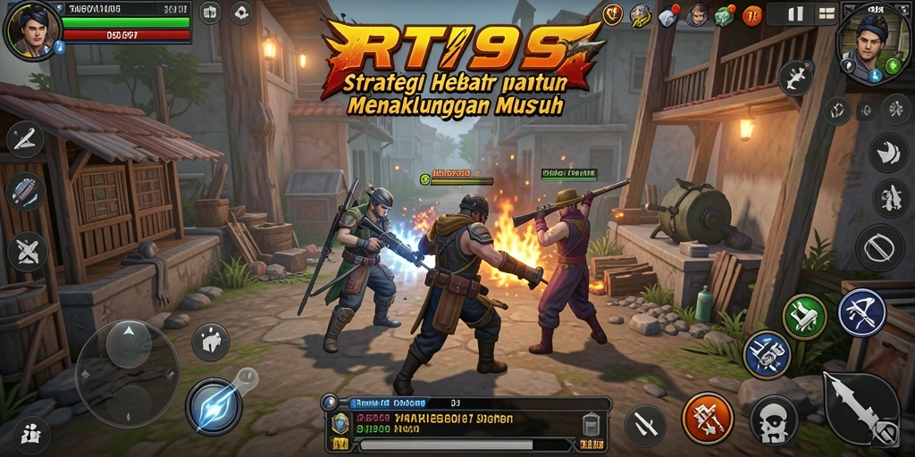 Tampilan gameplay menegangkan dan strategis dalam RT99.