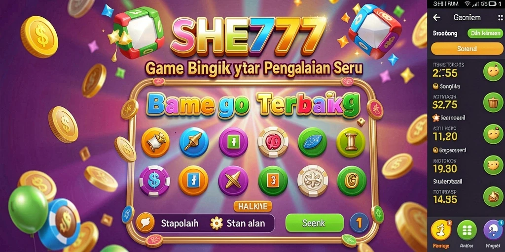 Tampilan gameplay SHE777 yang menarik dan interaktif dalam permainan Bingo.
