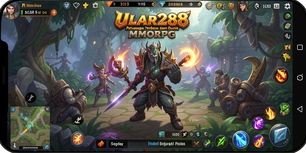 Tampilan gameplay ULAR288 yang mendebarkan dalam dunia MMORPG.
