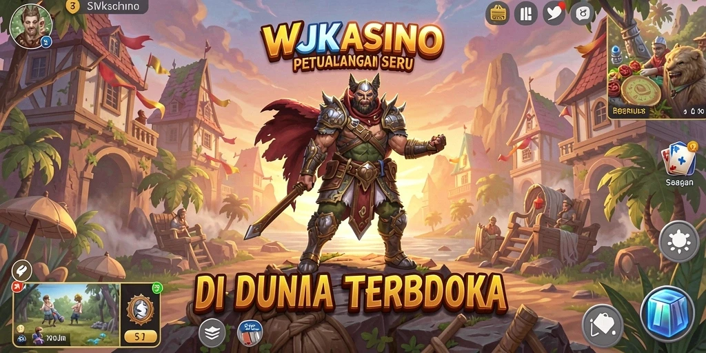 Tampilan gameplay seru di dunia terbuka WJKASINO.